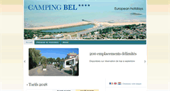 Desktop Screenshot of campingbel.com